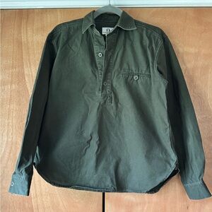 Gardenheir WASHED COTTON GARDENING SMOCK NO. 2 IN OLIVE